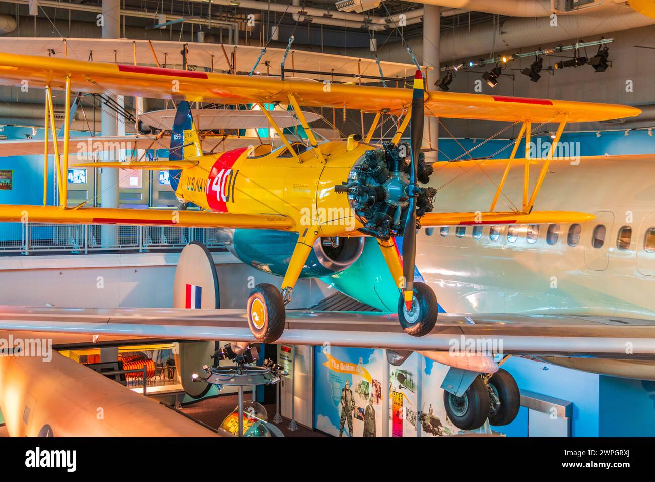 Das Virginia Air and Space Center Museum in Hampton Roads, Virginia. Stockfoto