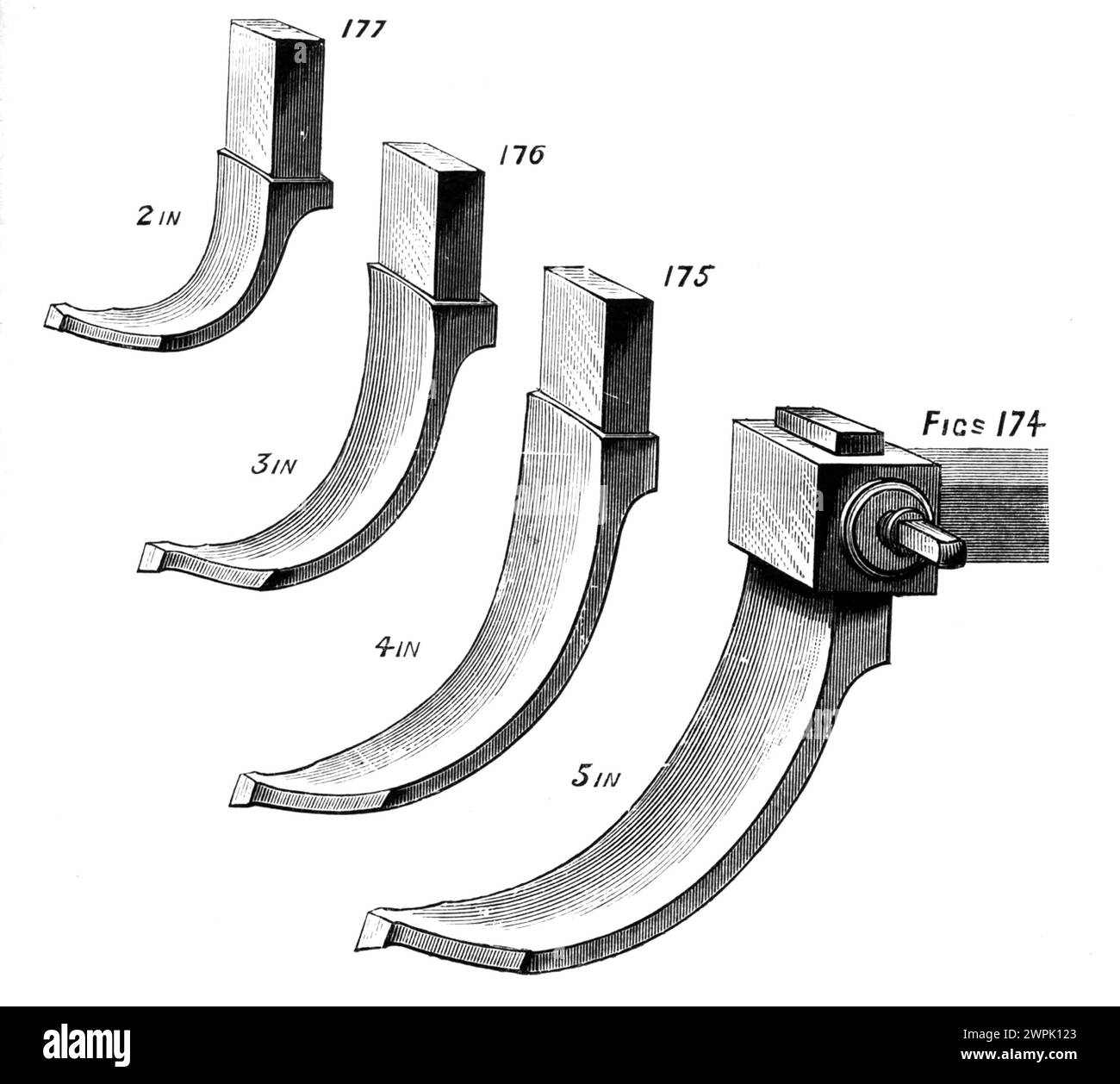 ZIERDREHSPHÄRISCHES Abstechen Stockfoto