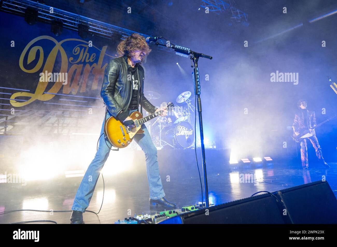 14. Dezember 2023: Dan Hawkins – The Darkness spielt ein Konzert in Mailand Stockfoto
