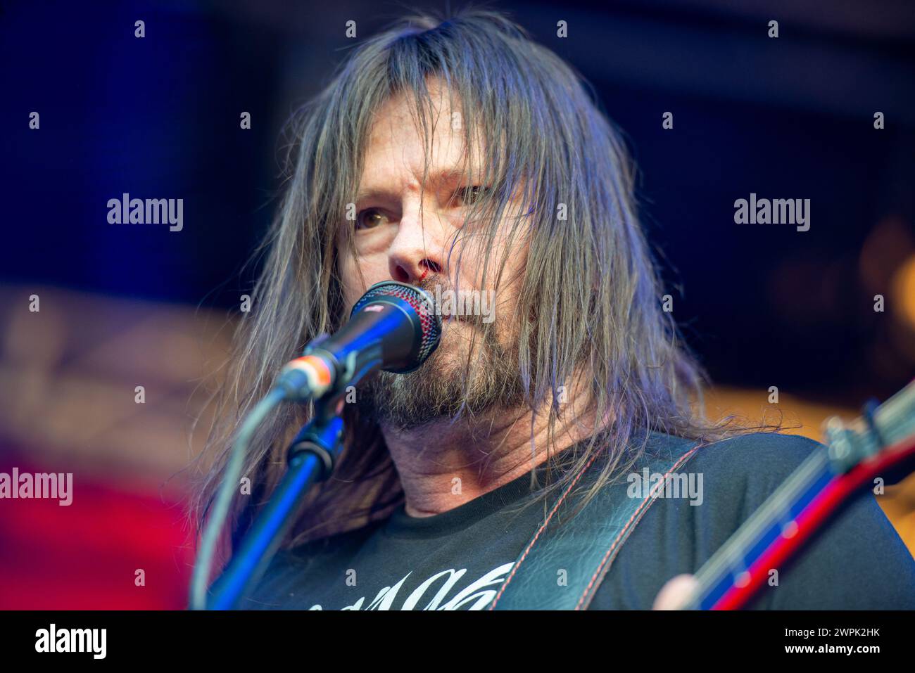 17. Juli 2022: Gary Holt - Exodus gibt ein Konzert beim Luppolo in Rock Festival in Italien Stockfoto