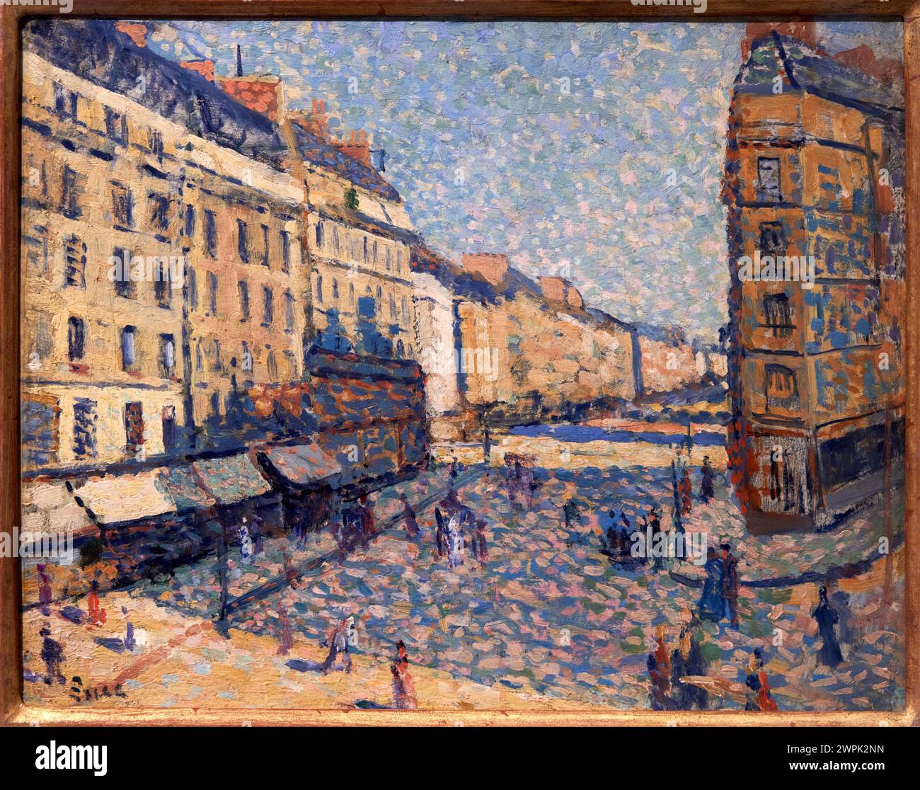 Maximilien Luce, (1858-1941), Straße von Paris, 1886-1888 Stockfoto