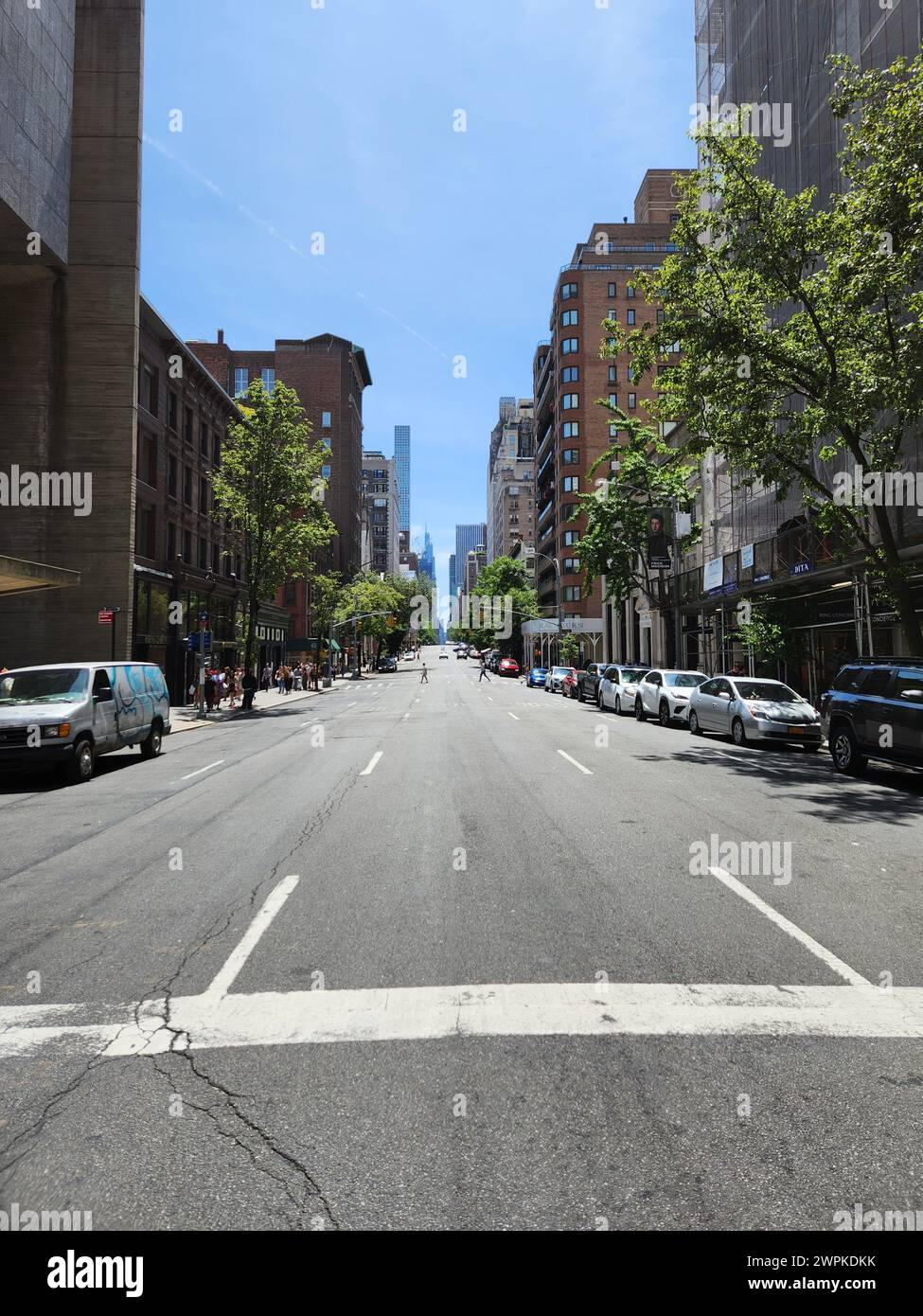 New York Street am Tag Stockfoto