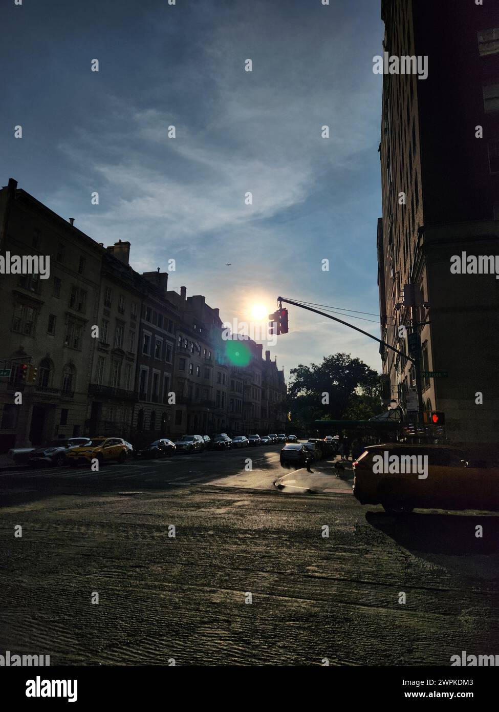 New York Street am Tag Stockfoto
