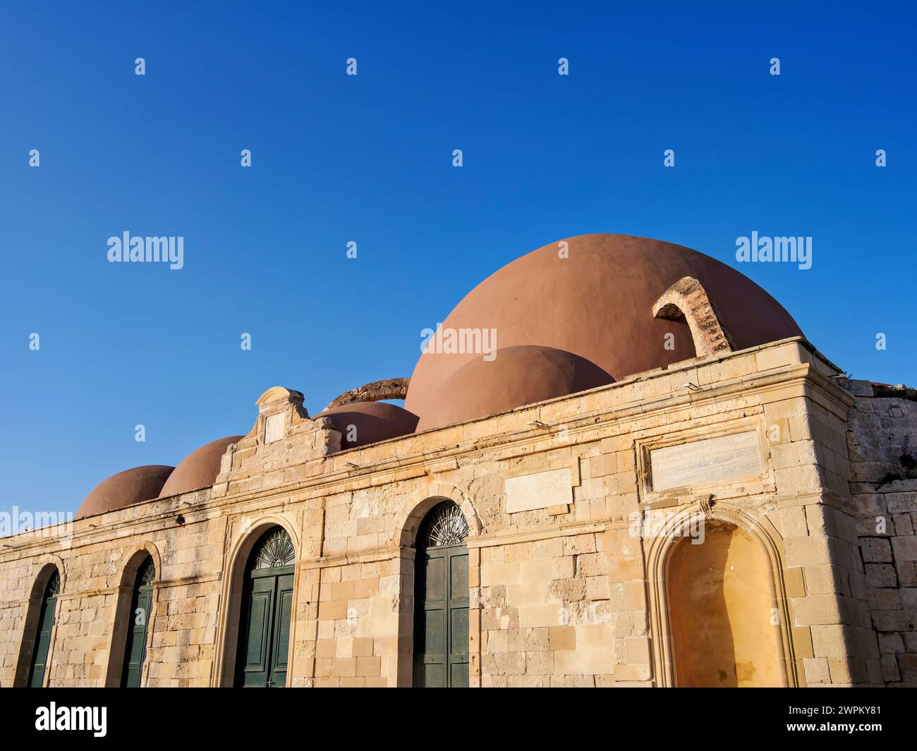 Kucuk Hasan Moschee, Stadt Chania, Kreta, griechische Inseln, Griechenland, Europa Stockfoto