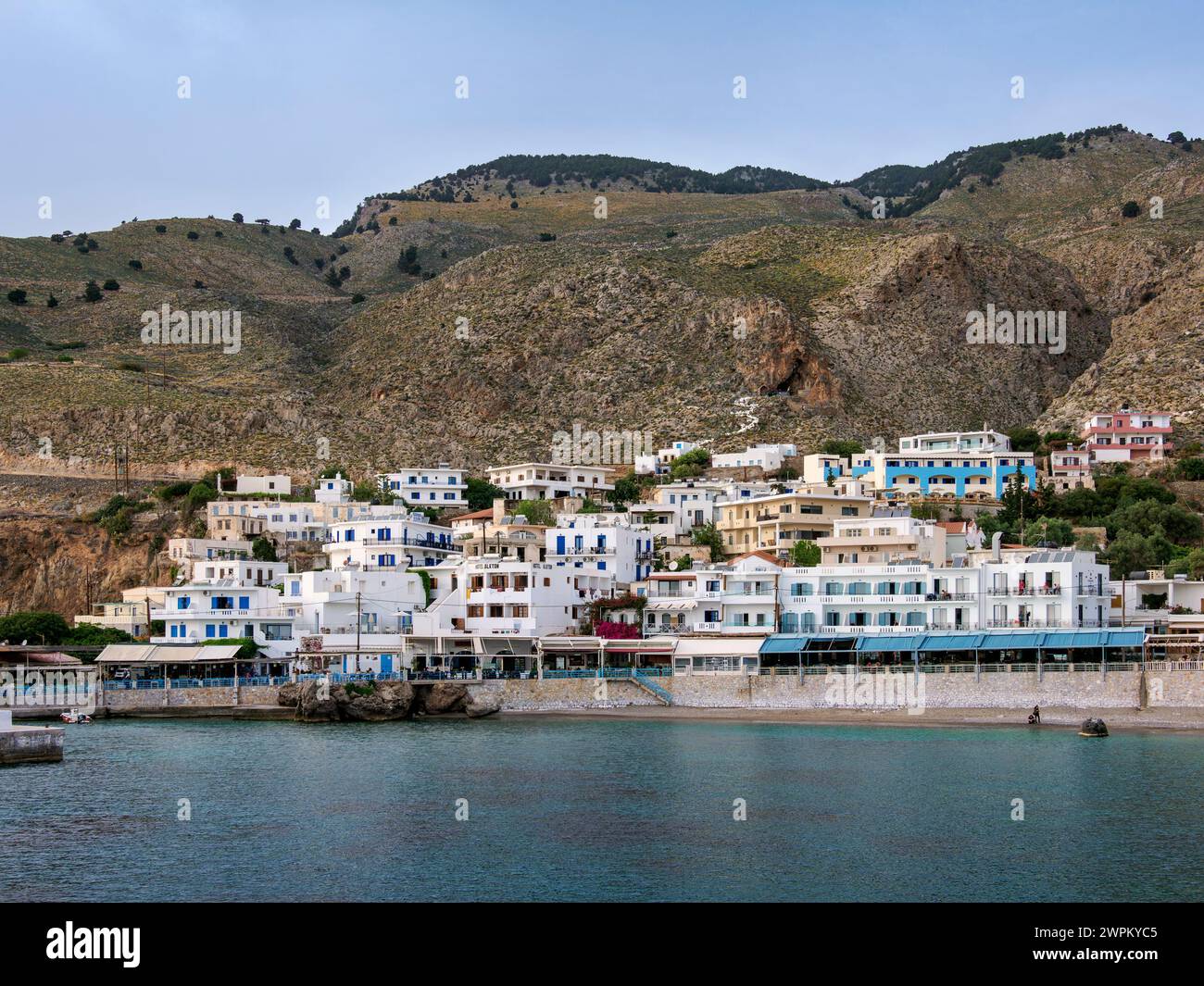 Hora Sfakion, Region Chania, Kreta, Griechische Inseln, Griechenland, Europa Stockfoto