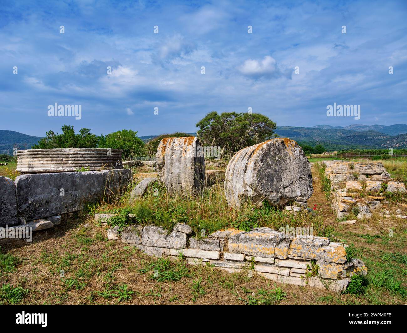 Heraion von Samos, UNESCO-Weltkulturerbe, Ireo, Insel Samos, nördliche Ägäis, griechische Inseln, Griechenland, Europa Stockfoto