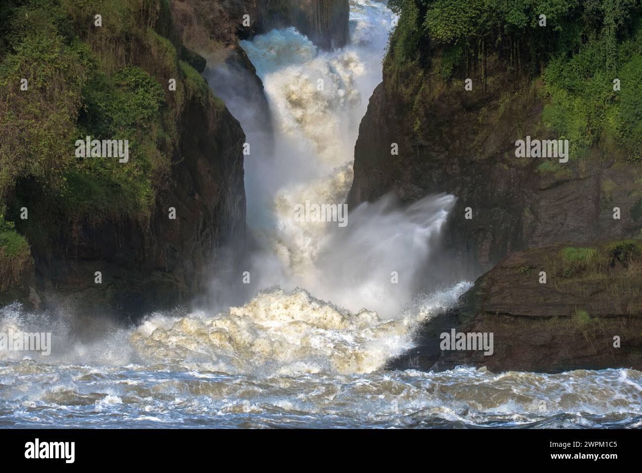 Murchison Falls, Murchison Falls National Park, Uganda, Ostafrika, Afrika Stockfoto