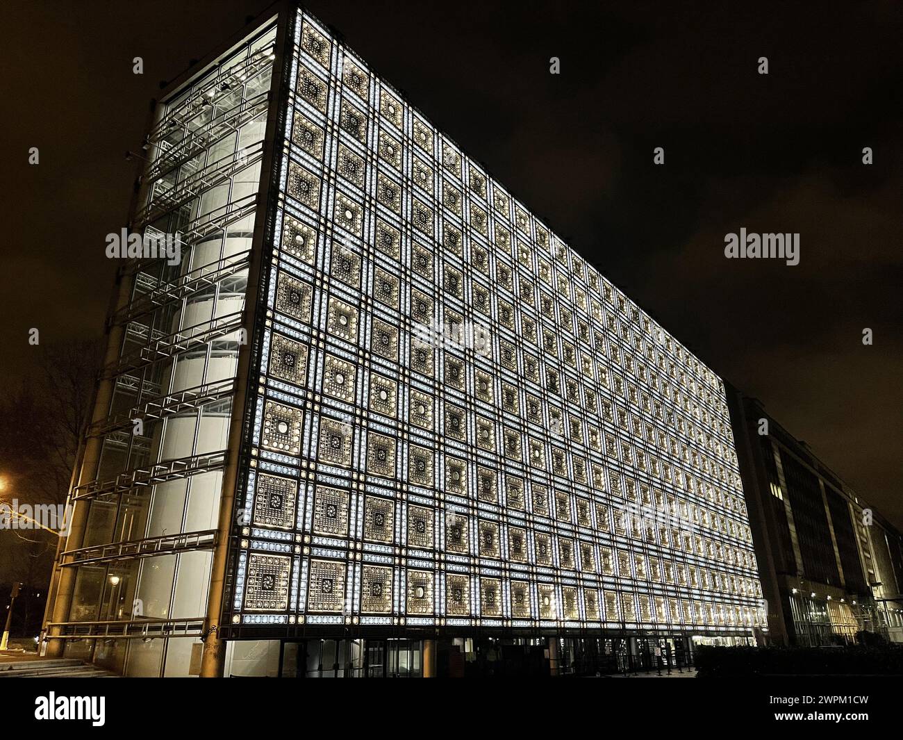 Institut der Arabischen Welt (Institut du Monde Arabe), Paris, Frankreich, Europa Stockfoto