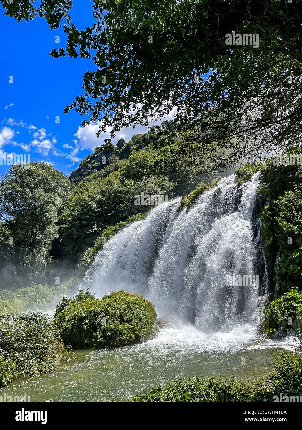 Cascata delle Marmore Wasserfall, Umbrien, Italien, Europa Stockfoto