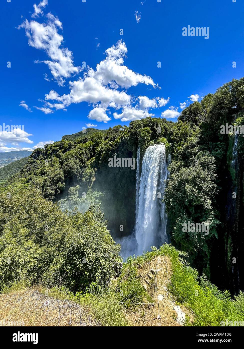 Cascata delle Marmore Wasserfall, Umbrien, Italien, Europa Stockfoto
