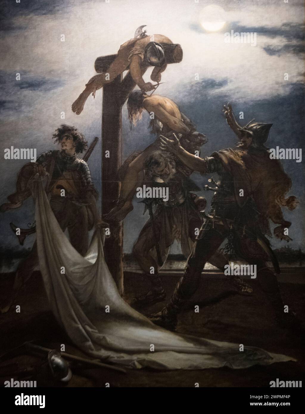 Viktor Madarasz: "Dozsas Volk" (1868) Stockfoto