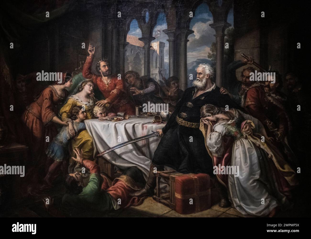 Soma Orlai Petrics: „Felician Zach“ (1860) Stockfoto