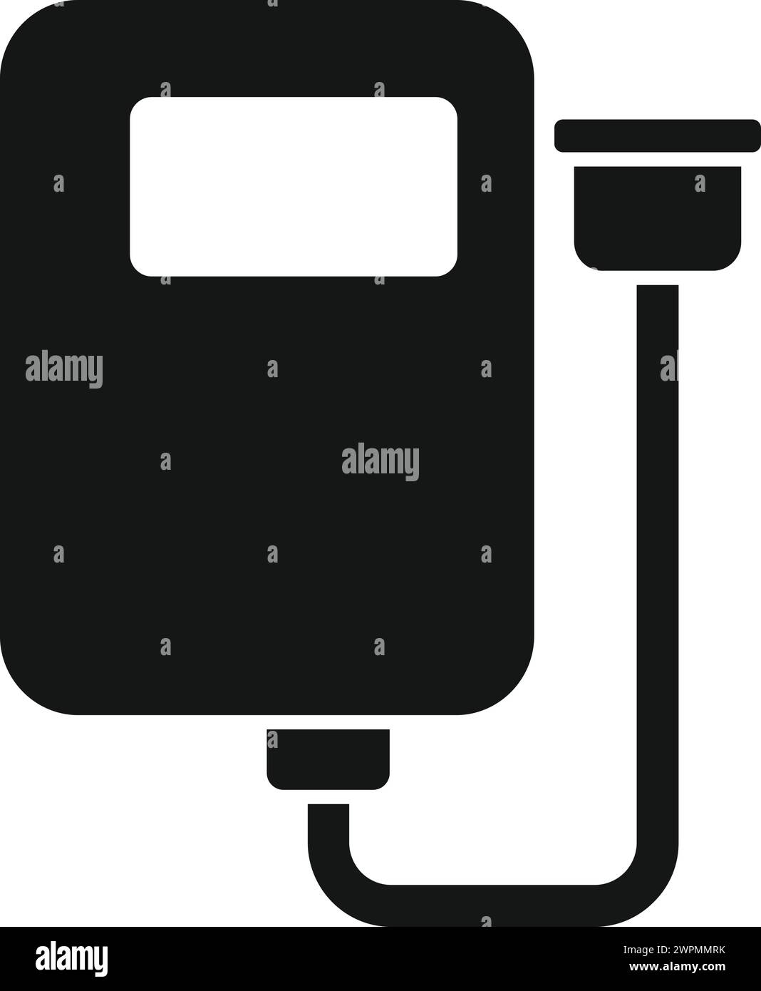 Massenspeicher tb-Symbol einfacher Vektor. Fokussierter Zustand Kunststoff. SSD-Flash-sd-Gerät Stock Vektor
