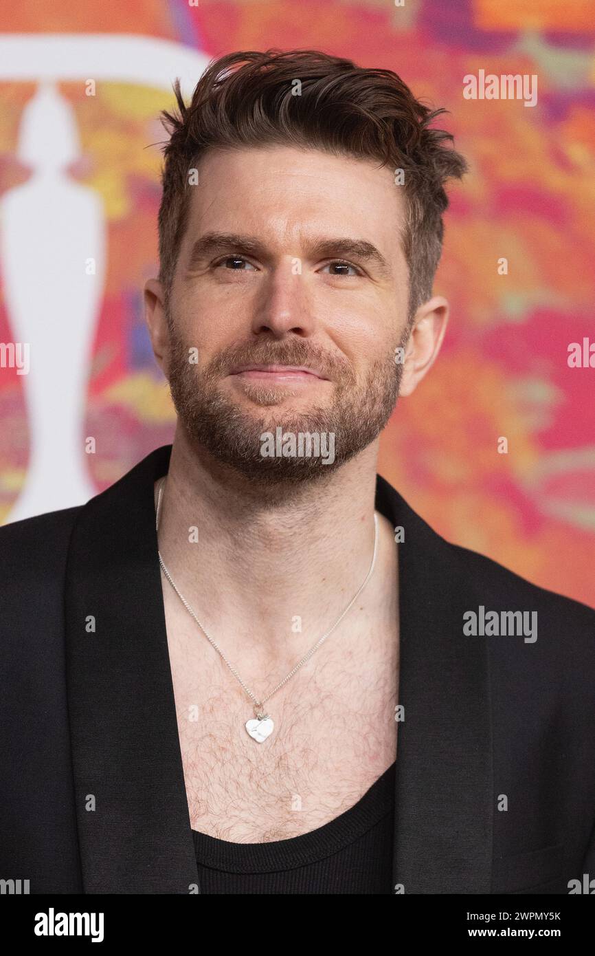 London, Großbritannien. März 2024. (NUR FÜR REDAKTIONELLE ZWECKE. Joel Dommett nimmt am 2. März 2024 in London an den BRIT Awards 2024 in der O2 Arena Teil. Quelle: S.A.M./Alamy Live News Stockfoto