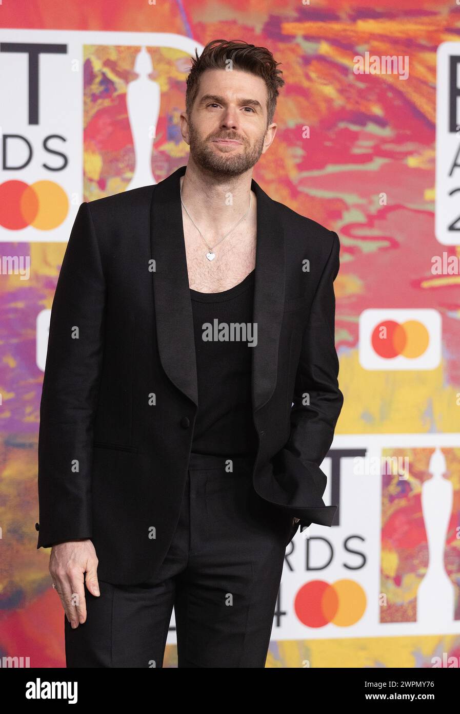 London, Großbritannien. März 2024. (NUR FÜR REDAKTIONELLE ZWECKE. Joel Dommett nimmt am 2. März 2024 in London an den BRIT Awards 2024 in der O2 Arena Teil. Quelle: S.A.M./Alamy Live News Stockfoto