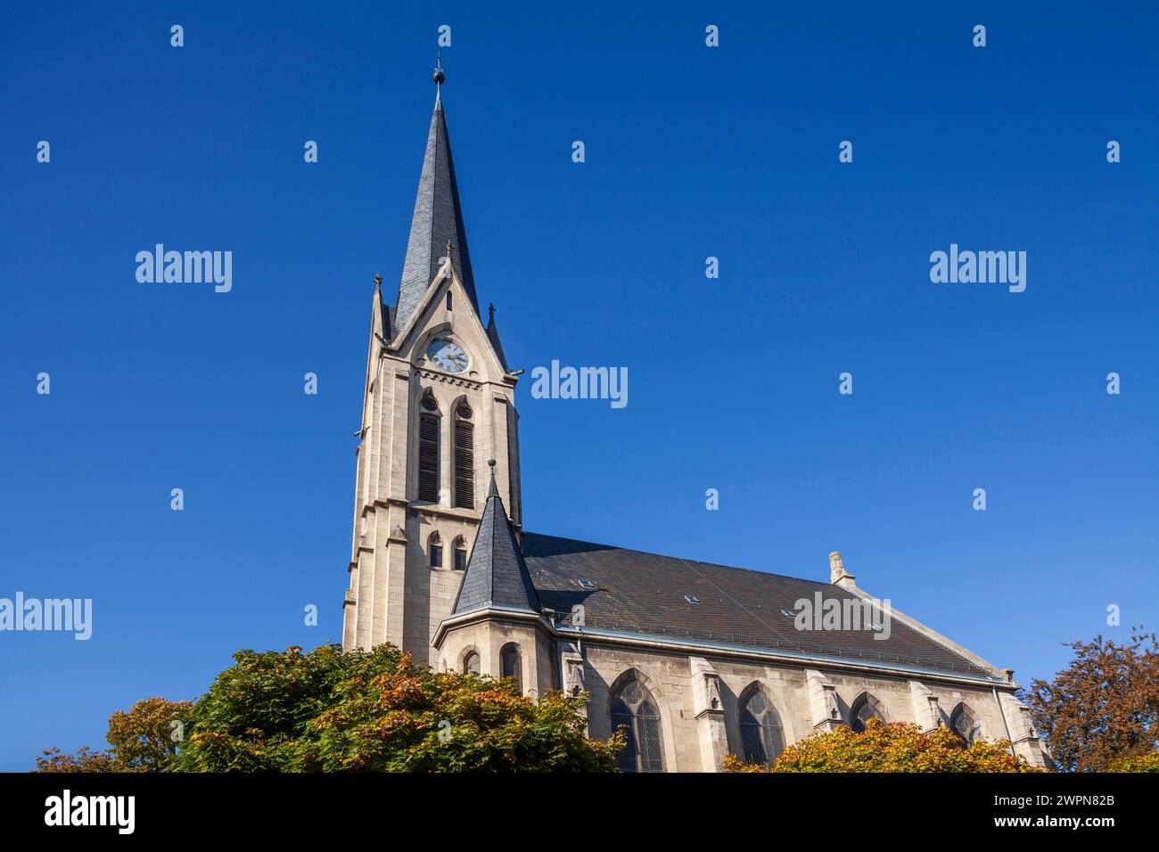 Kirche, Bad Kösen, Naumburg, Sachsen-Anhalt, Deutschland, Europa Stockfoto