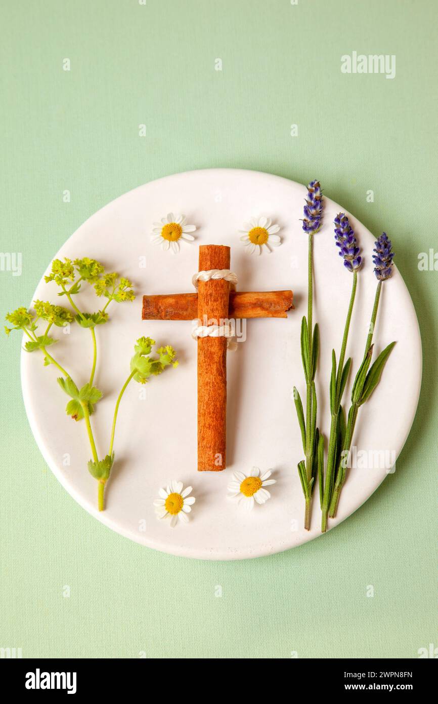 Klostermedizin, Medizin, Heilmethode, alternative Heilmethode, Gesundheit Stockfoto