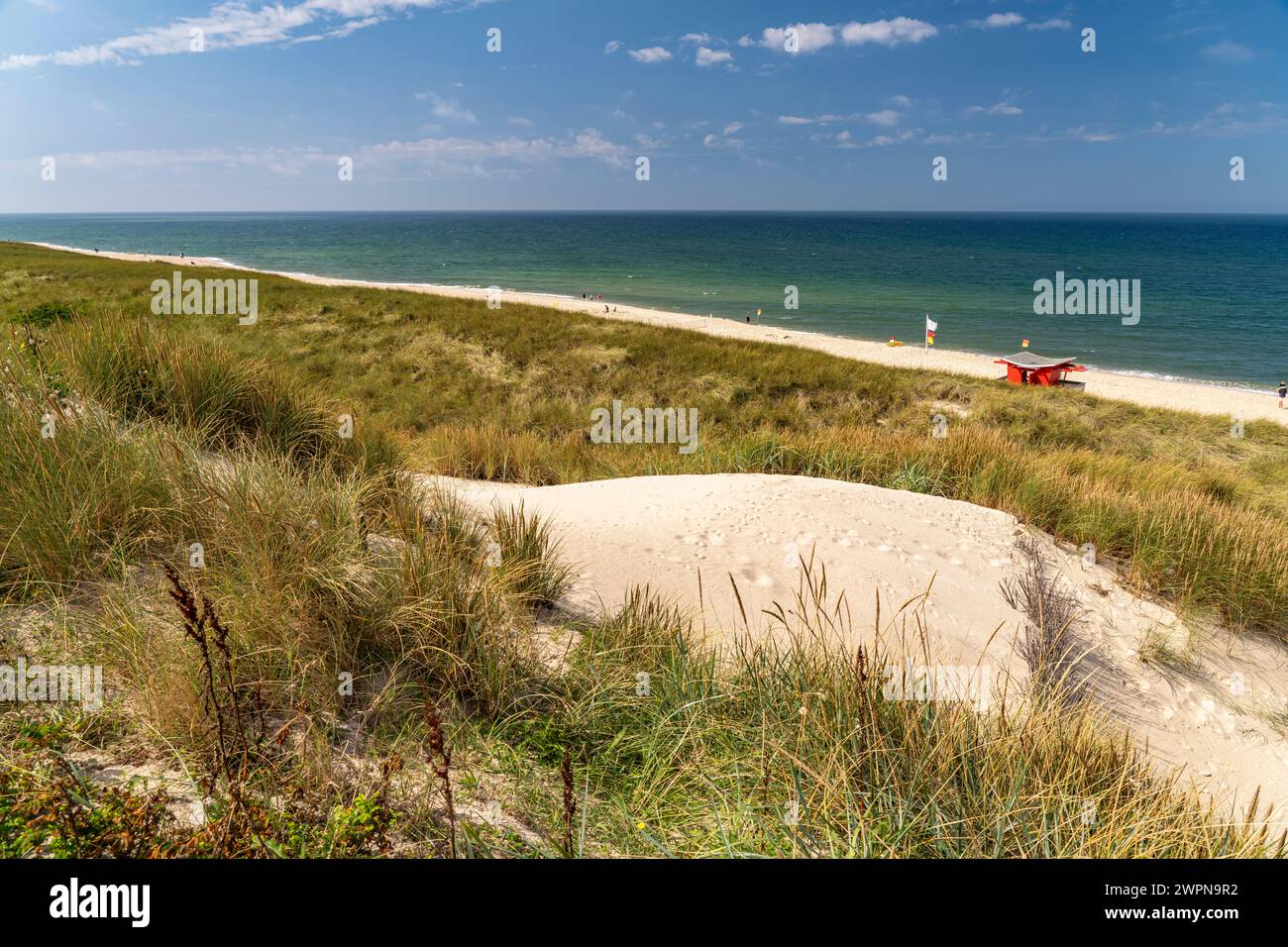 Der Weststrand bei Wenningstedt, Insel Sylt, Landkreis Nordfriesland, Schleswig-Holstein, Deutschland, Europa Stockfoto