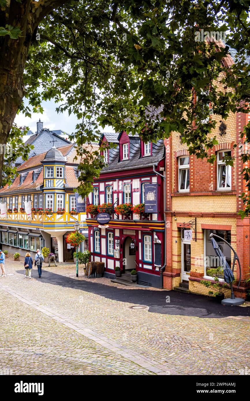 König-Adolf-Platz in Idstein Stockfoto