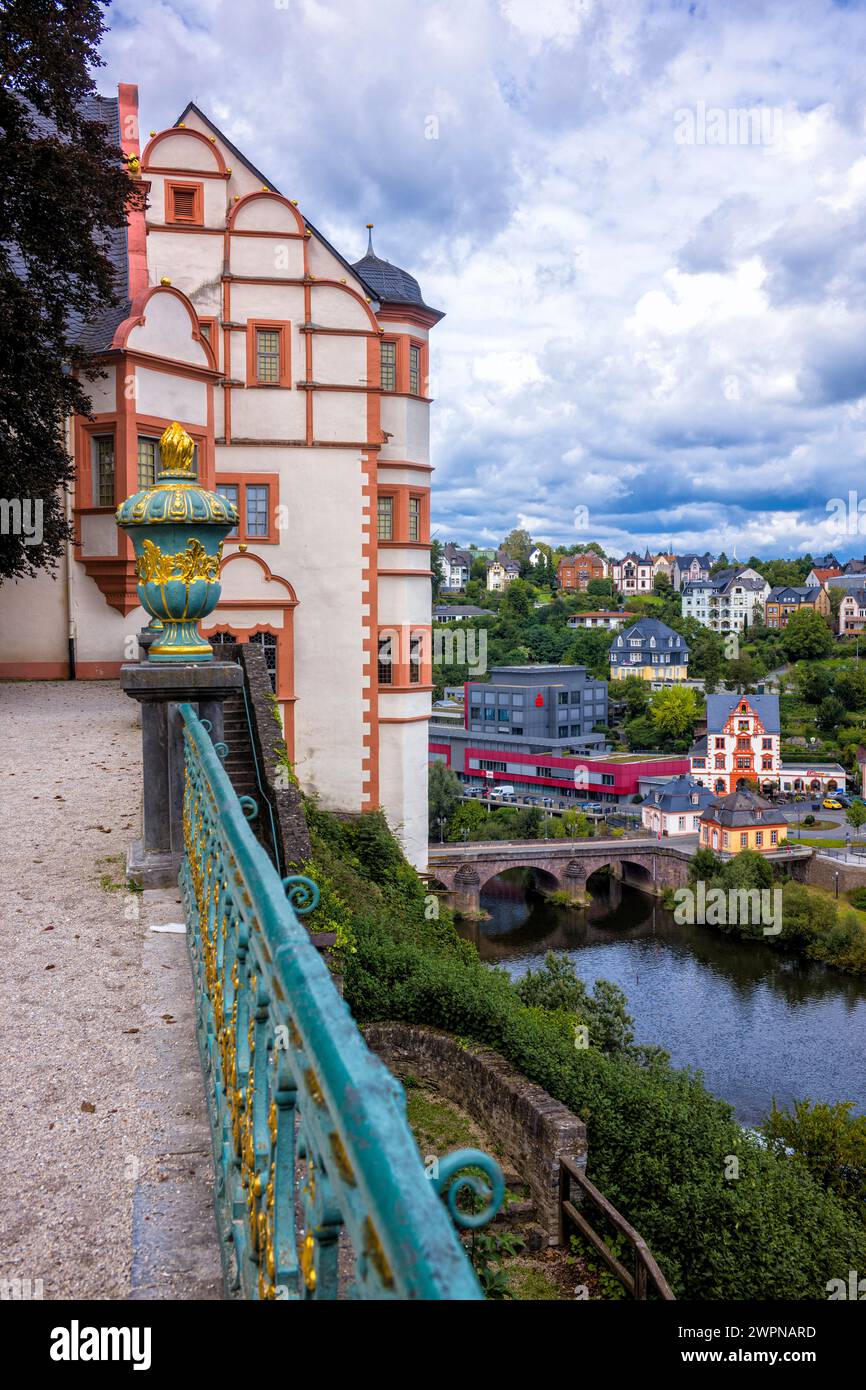 Schloss Weilburg in Weilburg an der Lahn Stockfoto