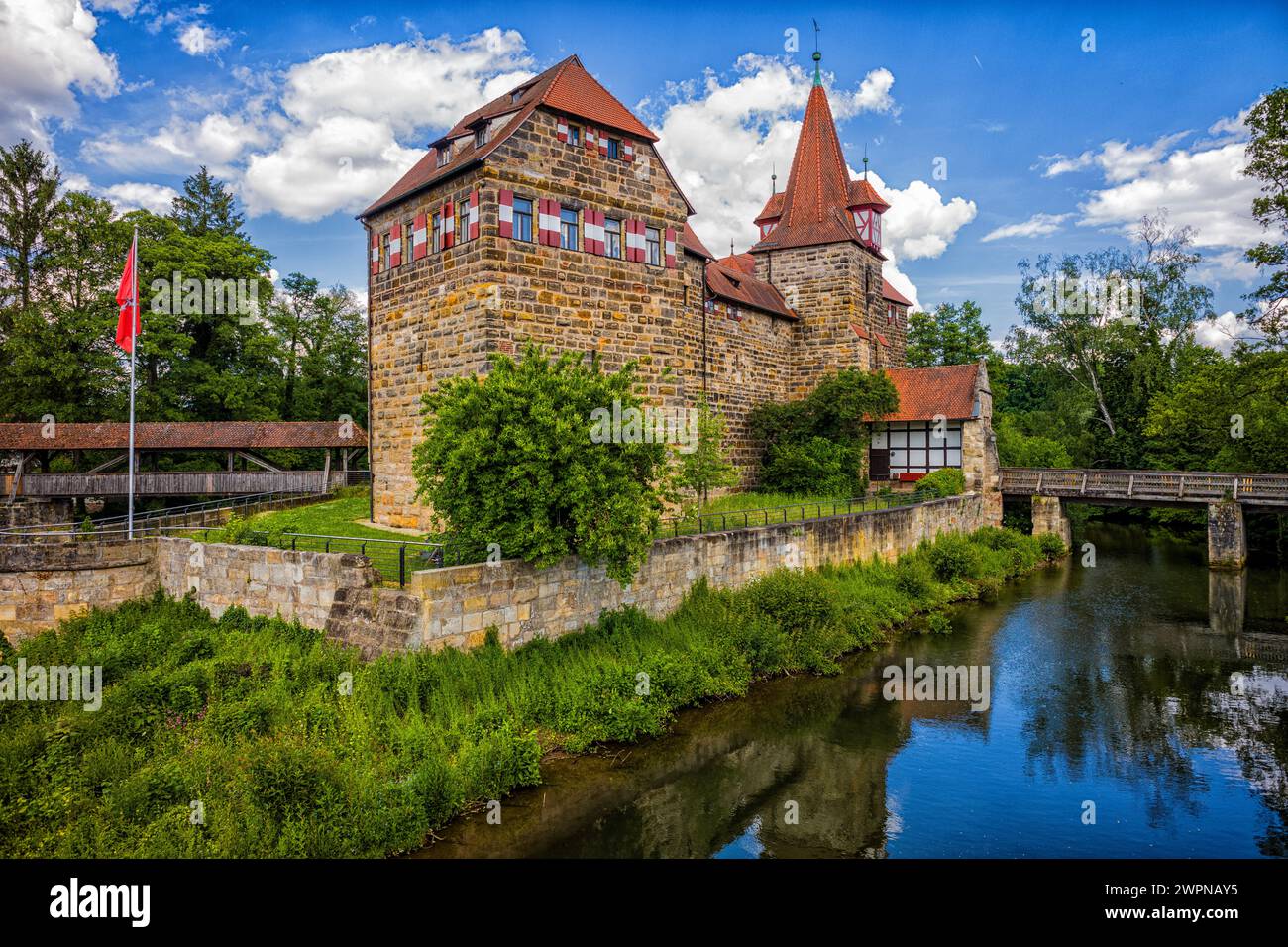 Schloss Wenzel in Lauf an der Pegnitz Stockfoto
