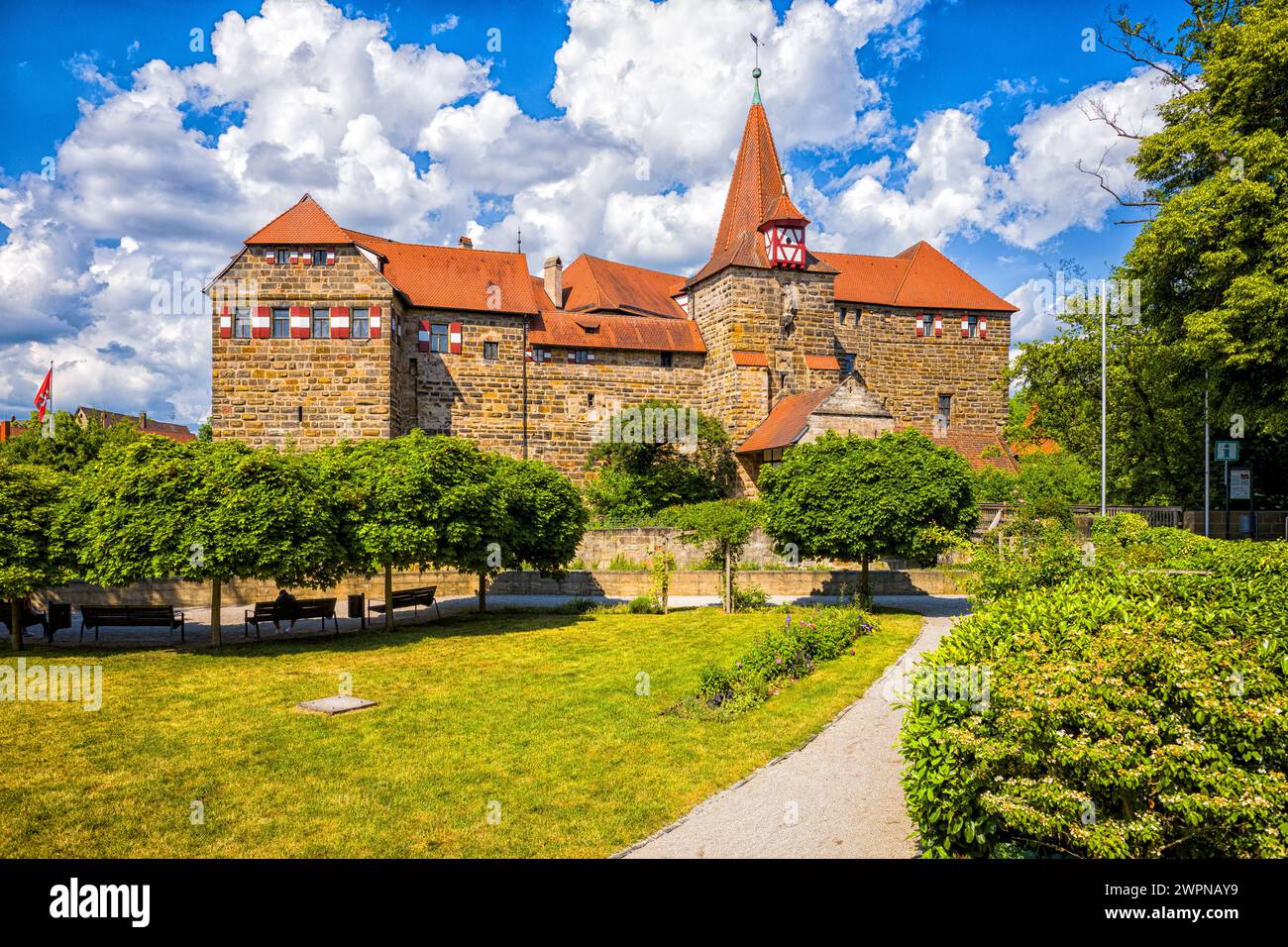 Schloss Wenzel in Lauf an der Pegnitz Stockfoto