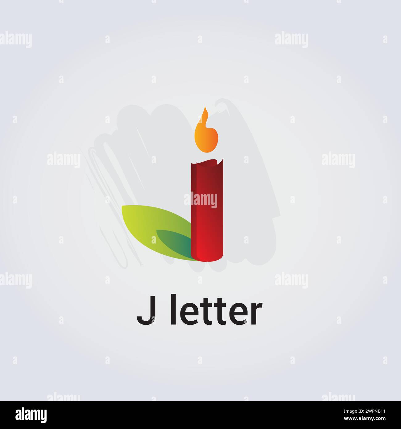 J Letter Icon Design einzelne isolierte Logo Design Marke Corporate Identity verschiedene Farben editierbare Vorlage Vektor Monogramm Emblem Illustration Marke Stock Vektor