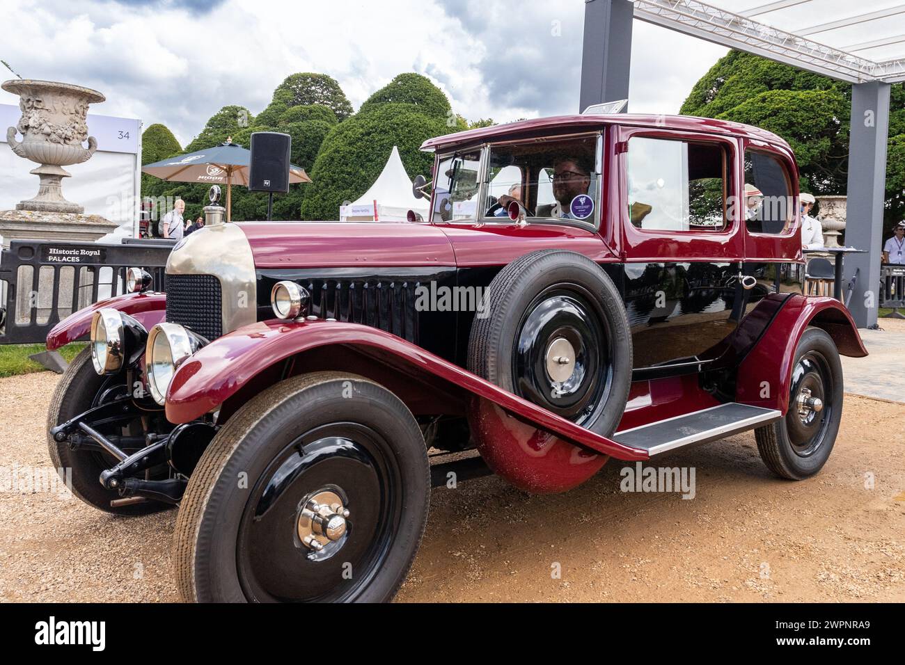 MG Bullnose wird auf dem Concours of Elegance 2023, Hampton Court Palace, London, präsentiert Stockfoto