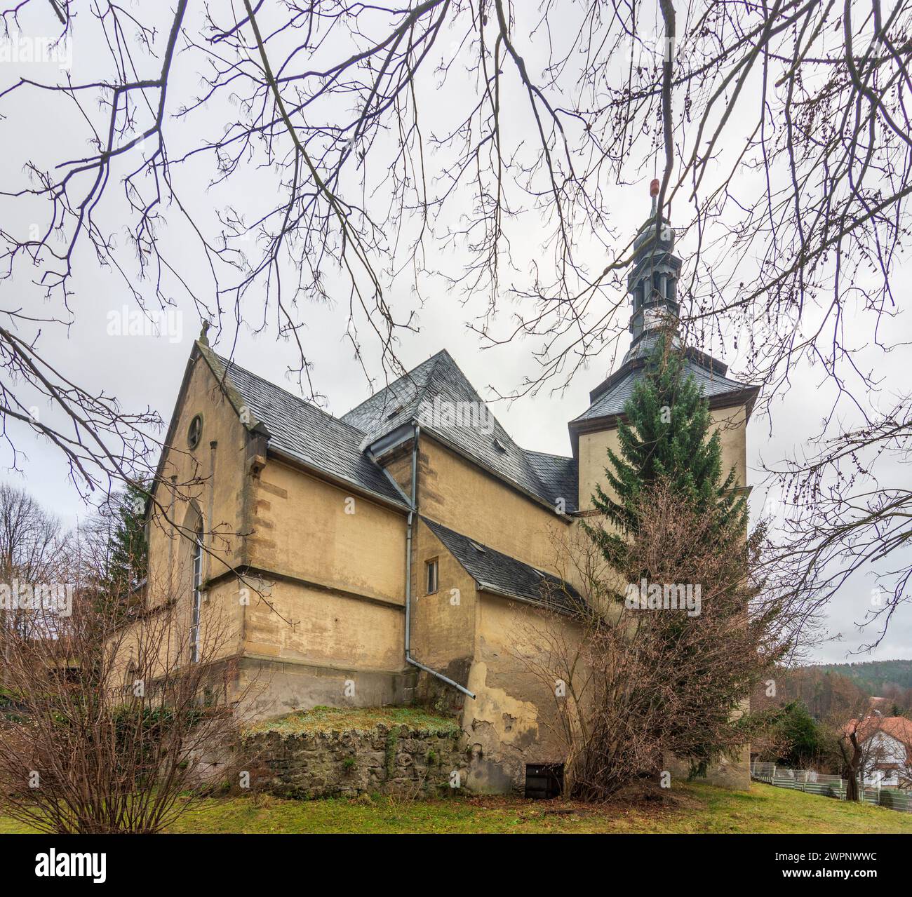 Bad Gottleuba-Berggießhübel, Kirche Bad Gottleuba, Sachsen, Deutschland Stockfoto