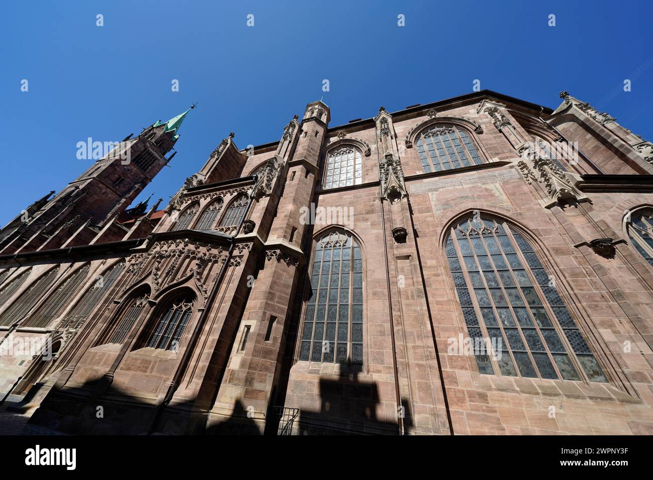 Deutschland, Bayern, Mittelfranken, Nürnberg, Altstadt, Kirche St. Lawrence Stockfoto