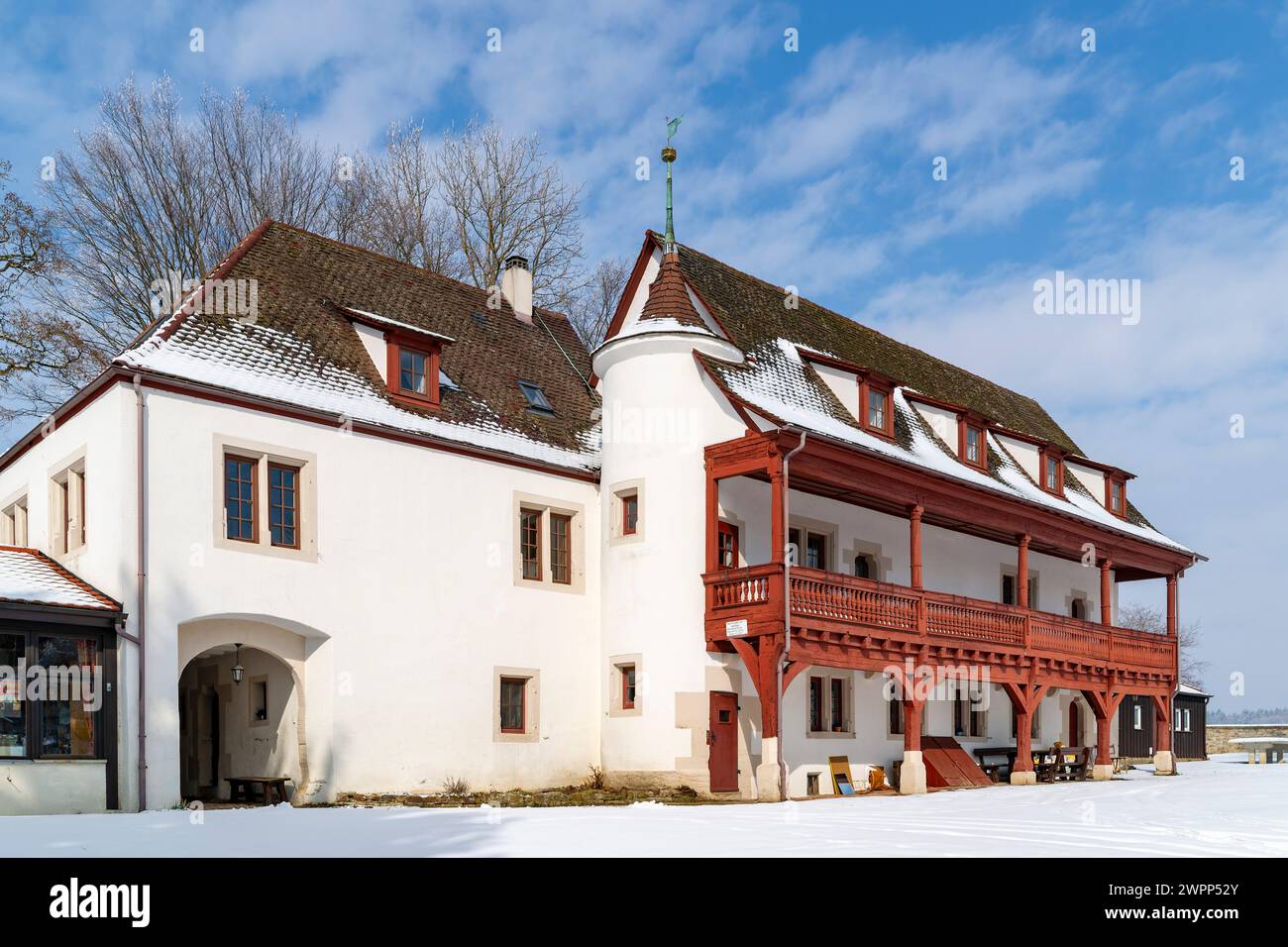 Deutschland, Baden-Württemberg, Kirchentellinsfurt, Jugendzentrum Schloss Einsiedel Stockfoto