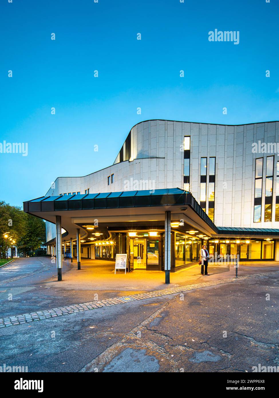 Aalto Theater im Stadtgarten Essen, Ruhrgebiet, Nordrhein-Westfalen, Deutschland Stockfoto