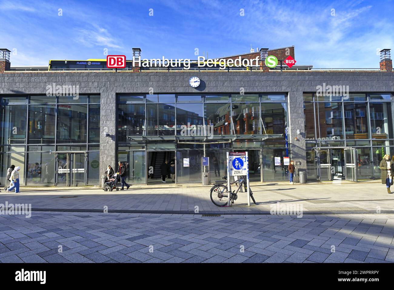 Bahnhof Bergedorf In Hamburg, Deutschland, Europa Stockfoto