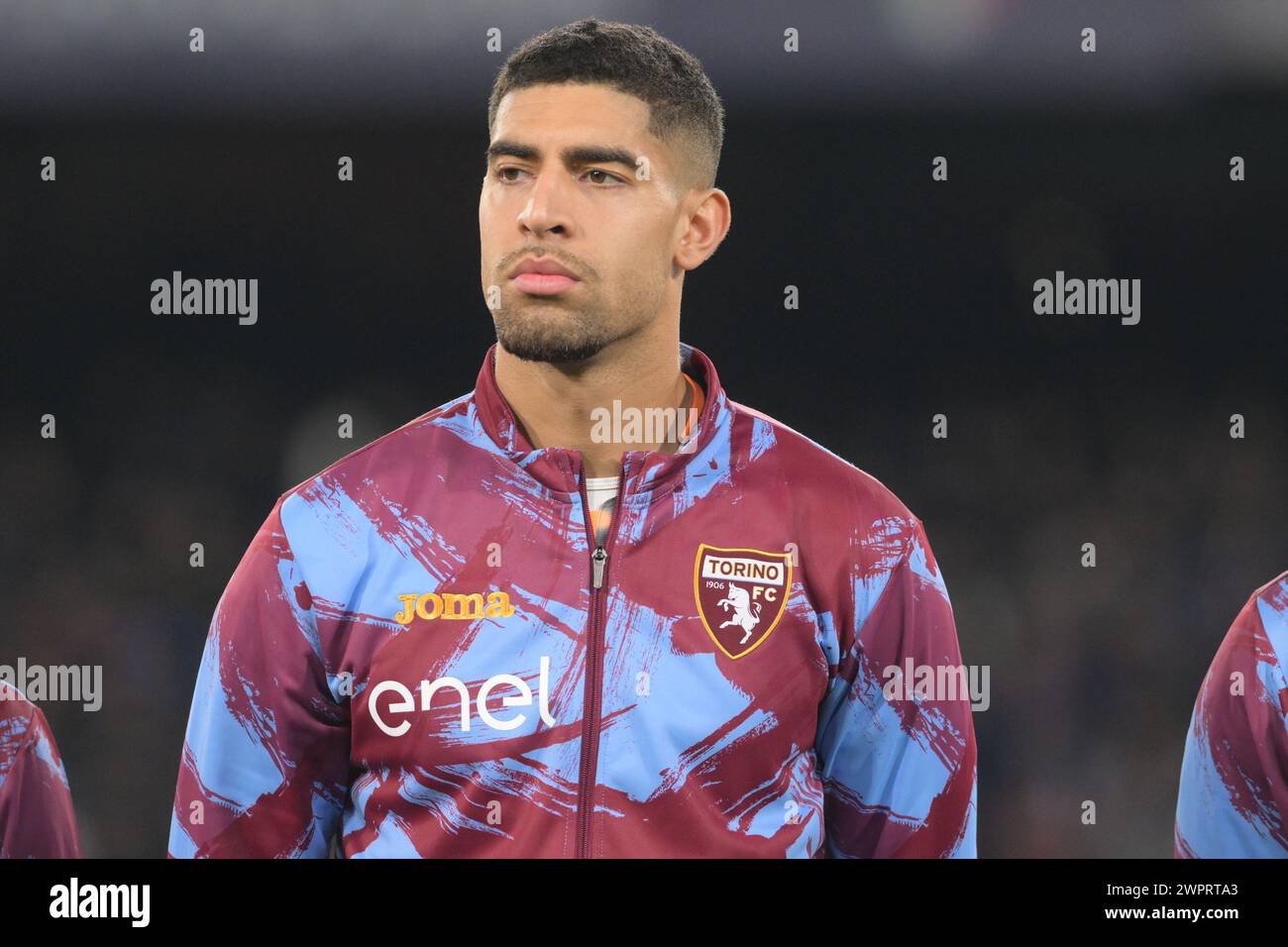 Napoli, Italien, 8. März 2024 Adam Masina von Torino FC sieht während des Spiels der Serie A zwischen SSC Napoli und Torimo FC aus Credit:Agostino Gemito/ Alamy Live News Stockfoto