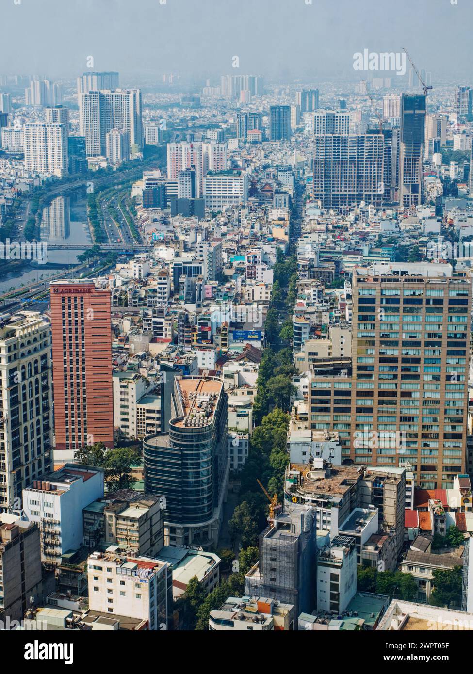 Ho Chi Minh City ab Bitexco Finacial Tower Vietnam TV000613 Stockfoto
