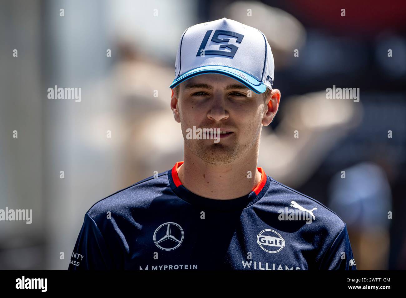 Jeddah, Saudi-Arabien, 08. März, Logan Sargeant, aus den USA, tritt für Williams Racing an. Qualifying, Runde 02 der Formel-1-Meisterschaft 2024. Quelle: Michael Potts/Alamy Live News Stockfoto