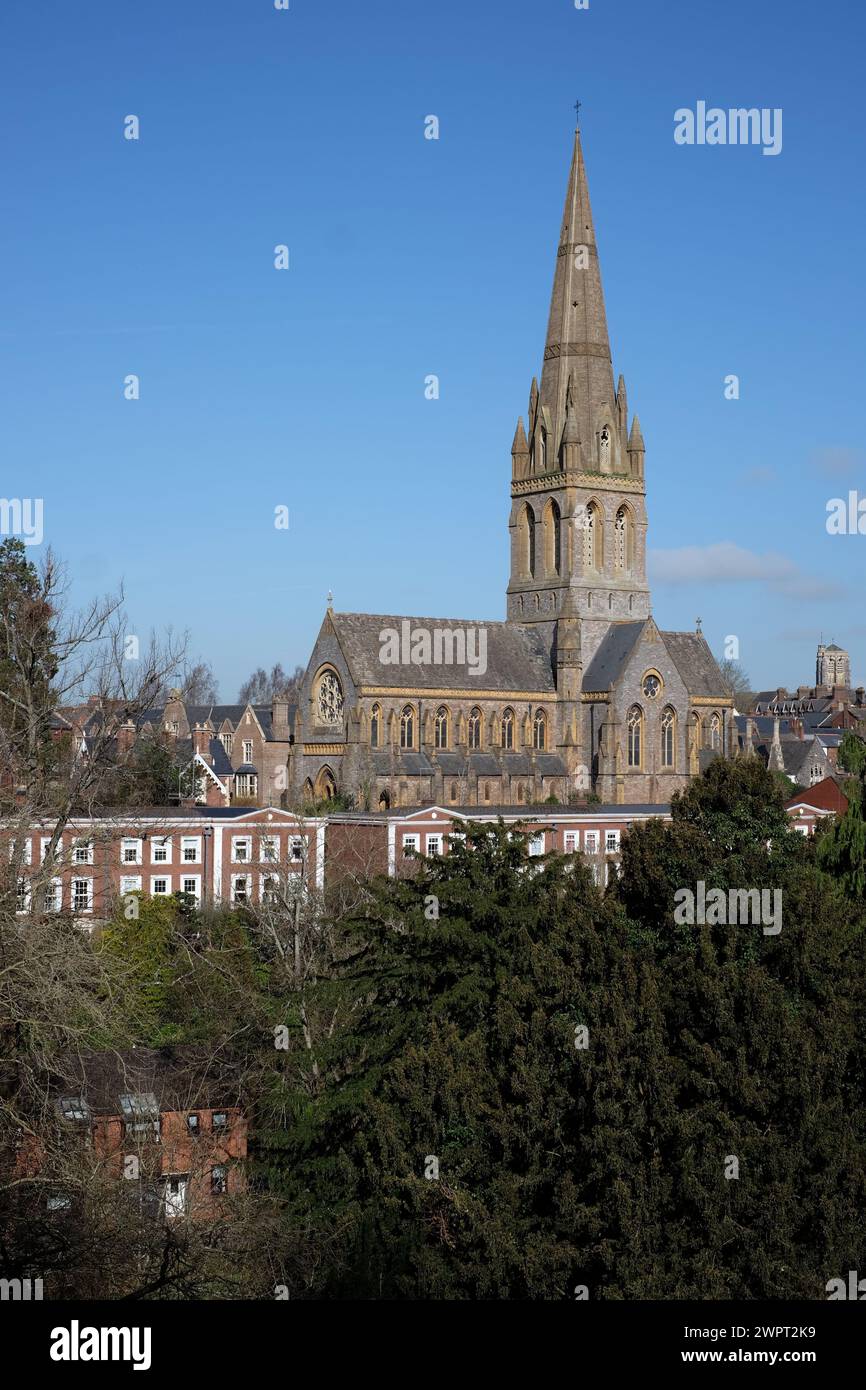 St. Michael and All Angels Church, Mount Dinham, Exeter, Devon, Großbritannien Stockfoto