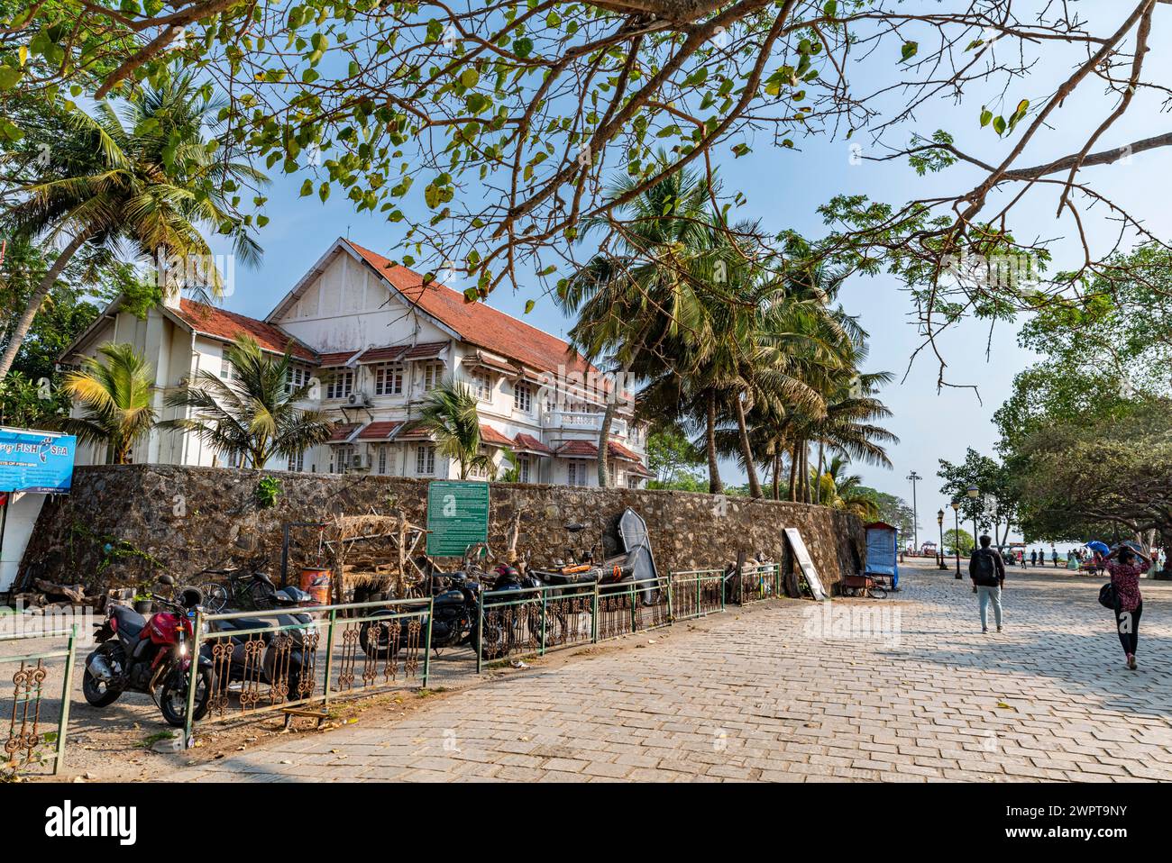 Portugiesisches Fort, Kochi, Kerala, Indien Stockfoto