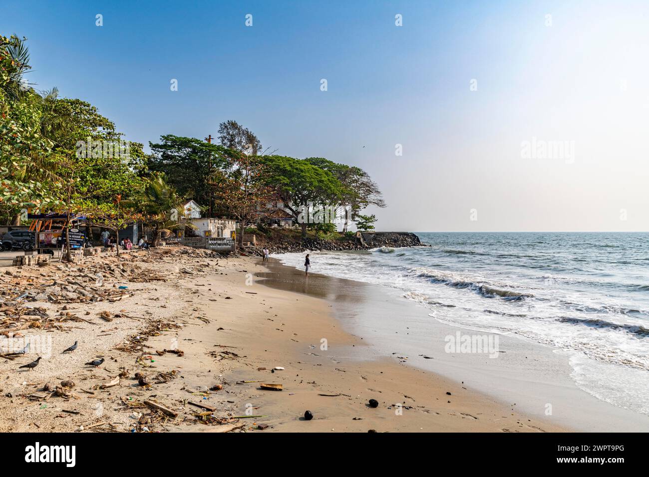 Vasco da Gama Beach, Kochi, Kerala, Indien Stockfoto