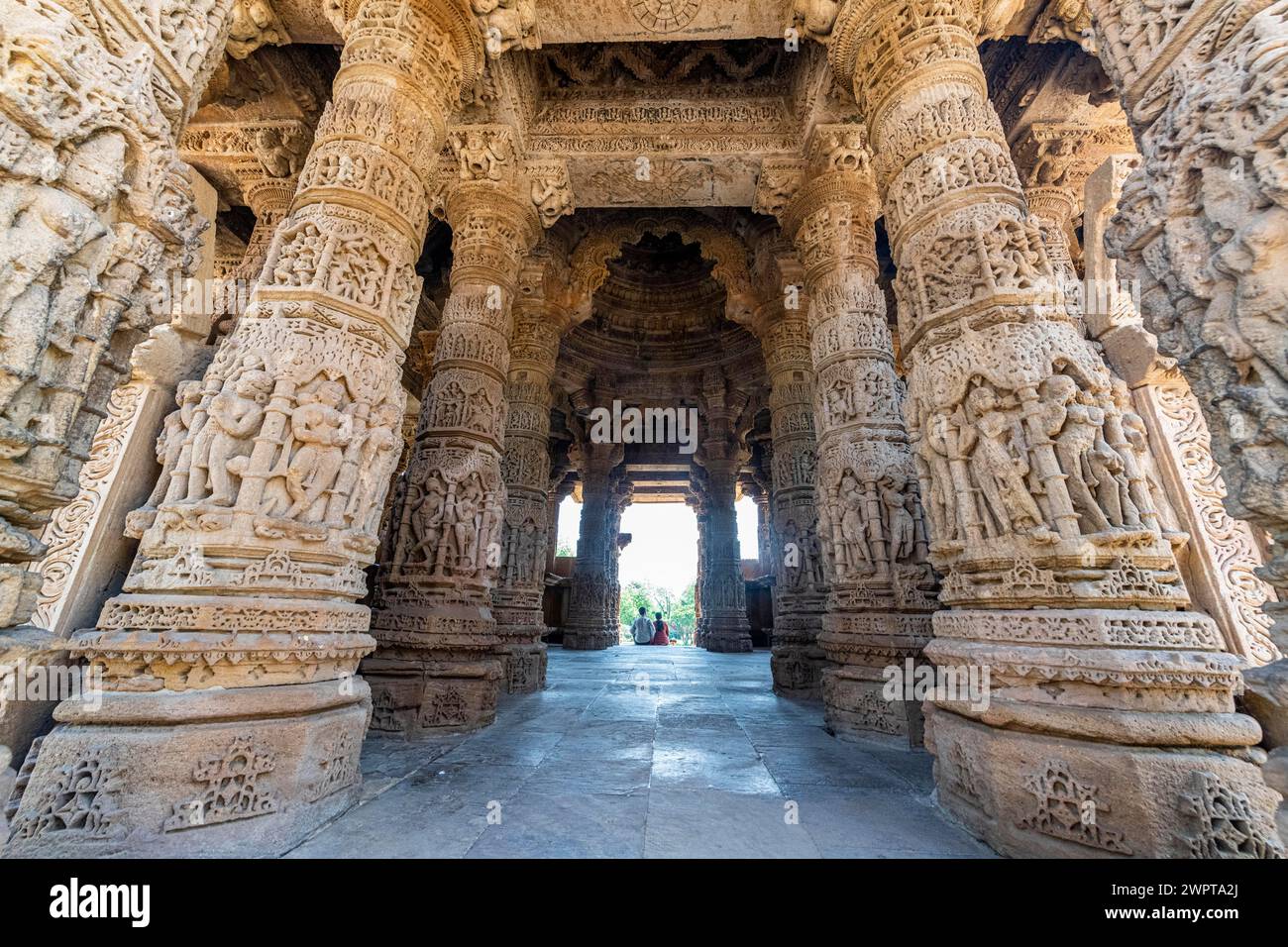 Sonnentempel, Modhera, Gujarat, Indien Stockfoto