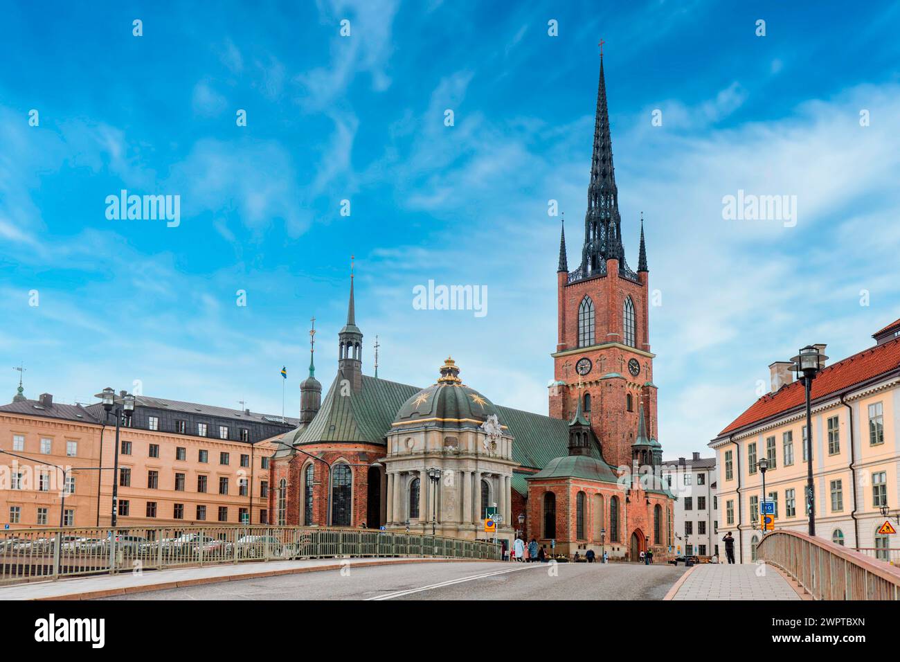 Gebäude der Riddarholm Riddarholm Kyrka (Kirche) in Stockholm, Schweden Stockfoto