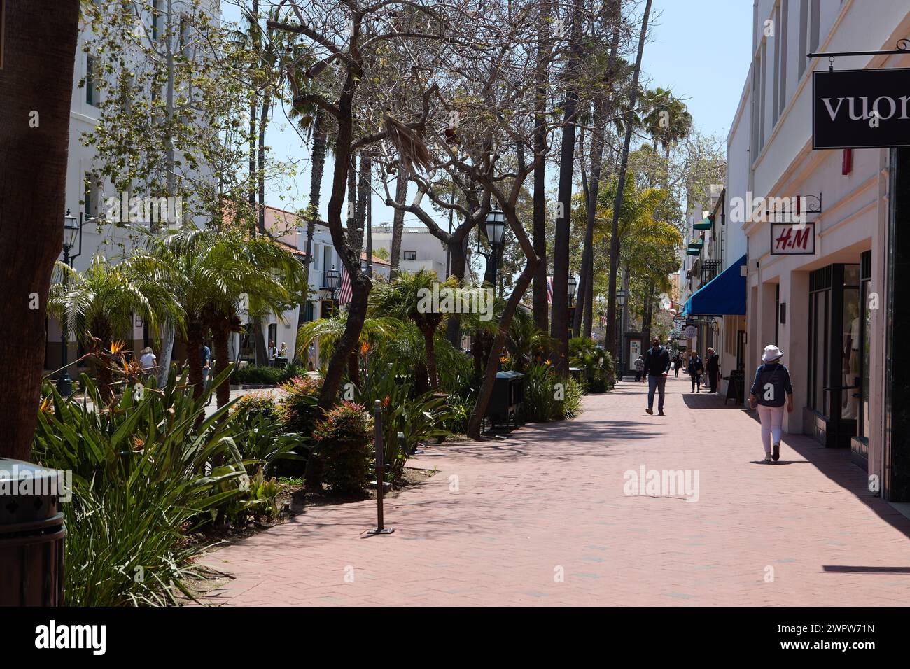 State Street, Santa Barbara, USA Stockfoto