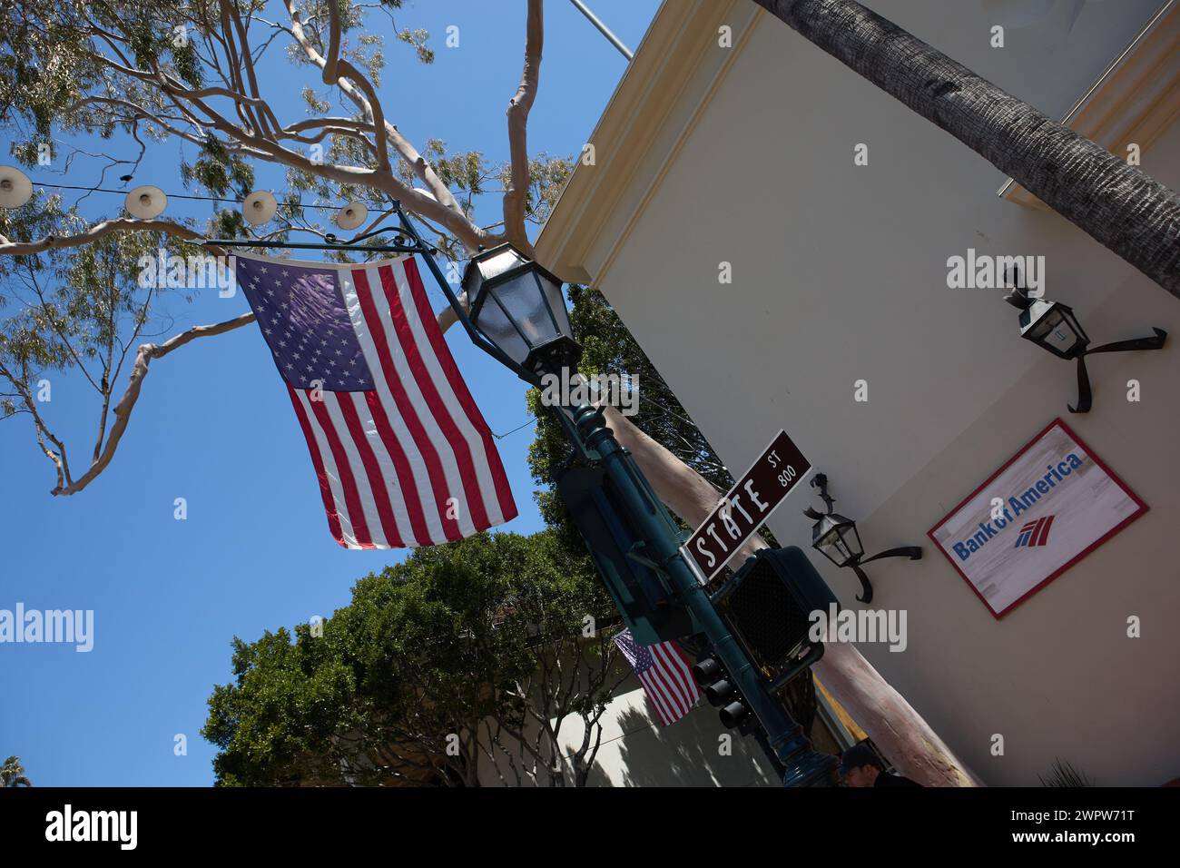 State Street, Santa Barbara, USA Stockfoto