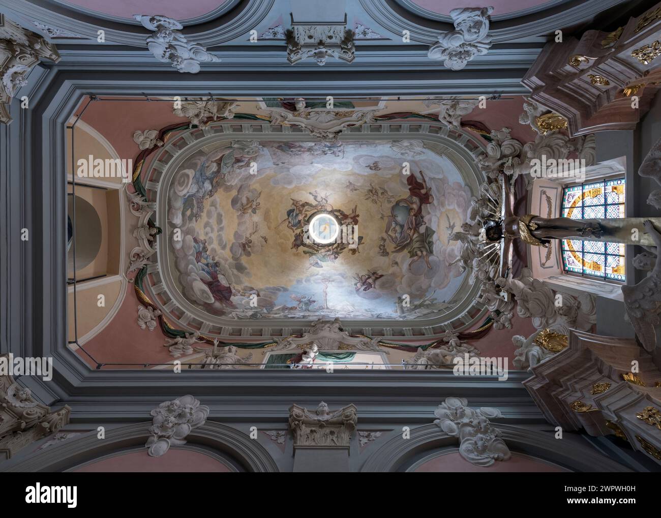 Kapelle des Allerheiligsten Sakramentes, Lateinische Kathedrale, Basilika der Himmelfahrt, Lemberg, Ukraine Stockfoto