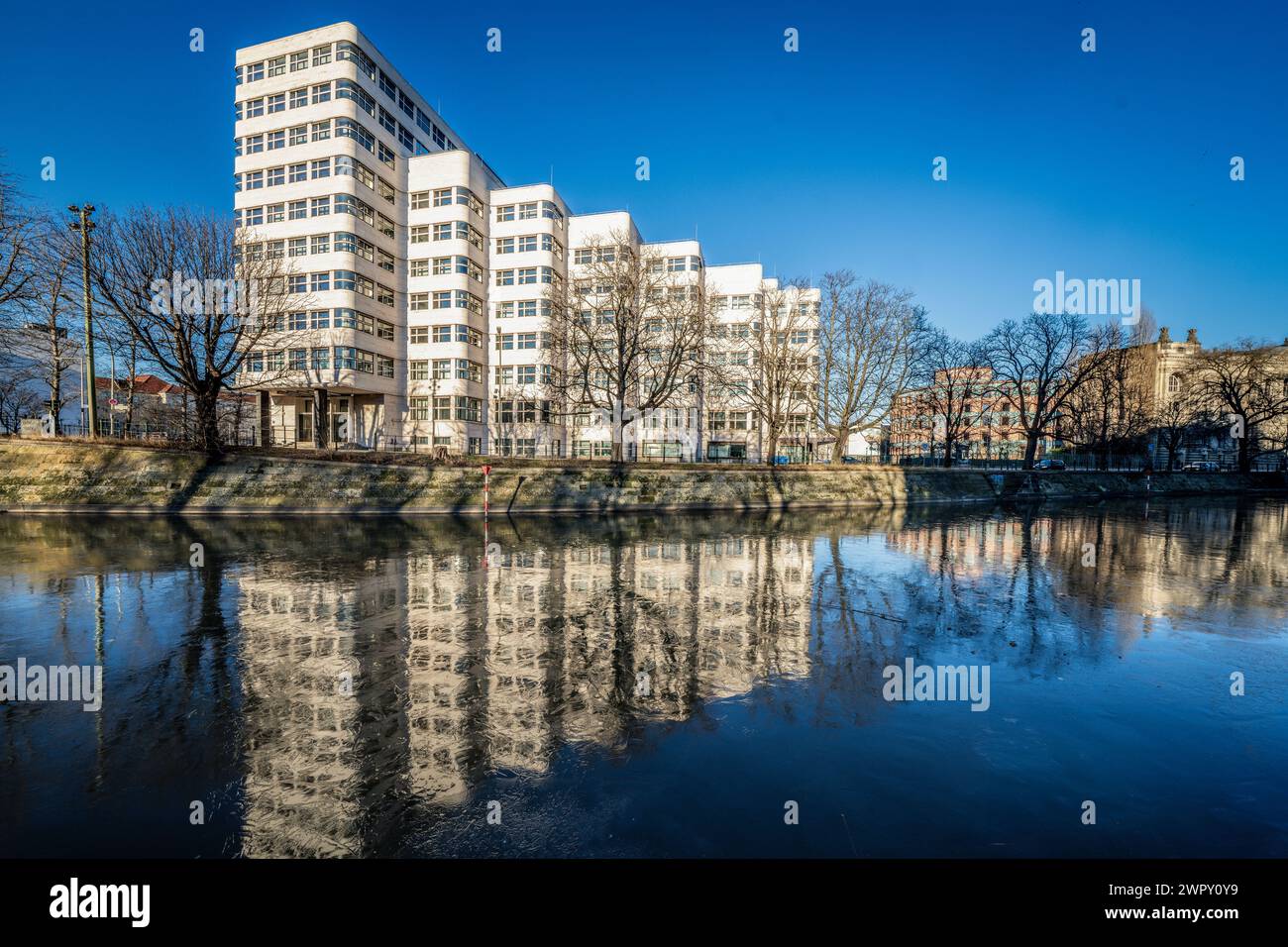 Berlin, Shell-Haus am Landwehrkanal von Emil Fahrenkamp, 1930-1932 Stockfoto