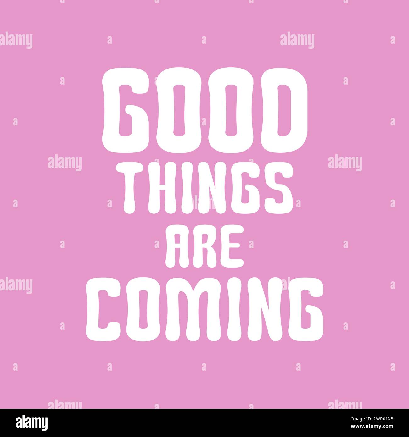Good Things are Coming Vektor Illustration Design für Mode Grafiken und T-Shirt Prints. Stock Vektor
