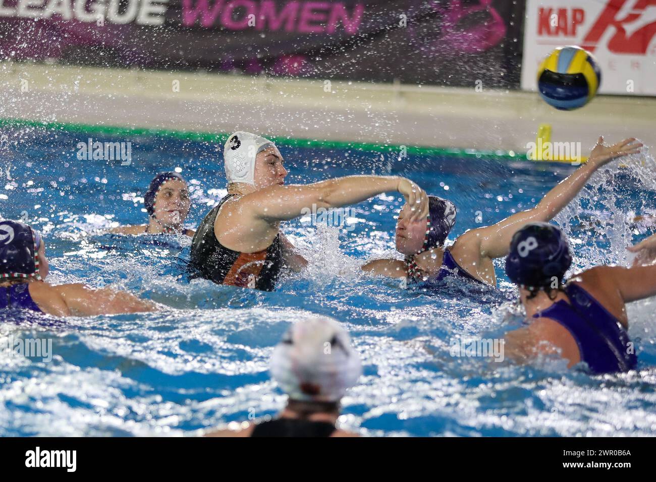 Giuditta Galardi (SIS Roma) beim Spiel SIS Roma gegen Ekipe Orizzonte, Waterpolo Women's Champions League in Rom, Italien, 09. März 2024 Stockfoto