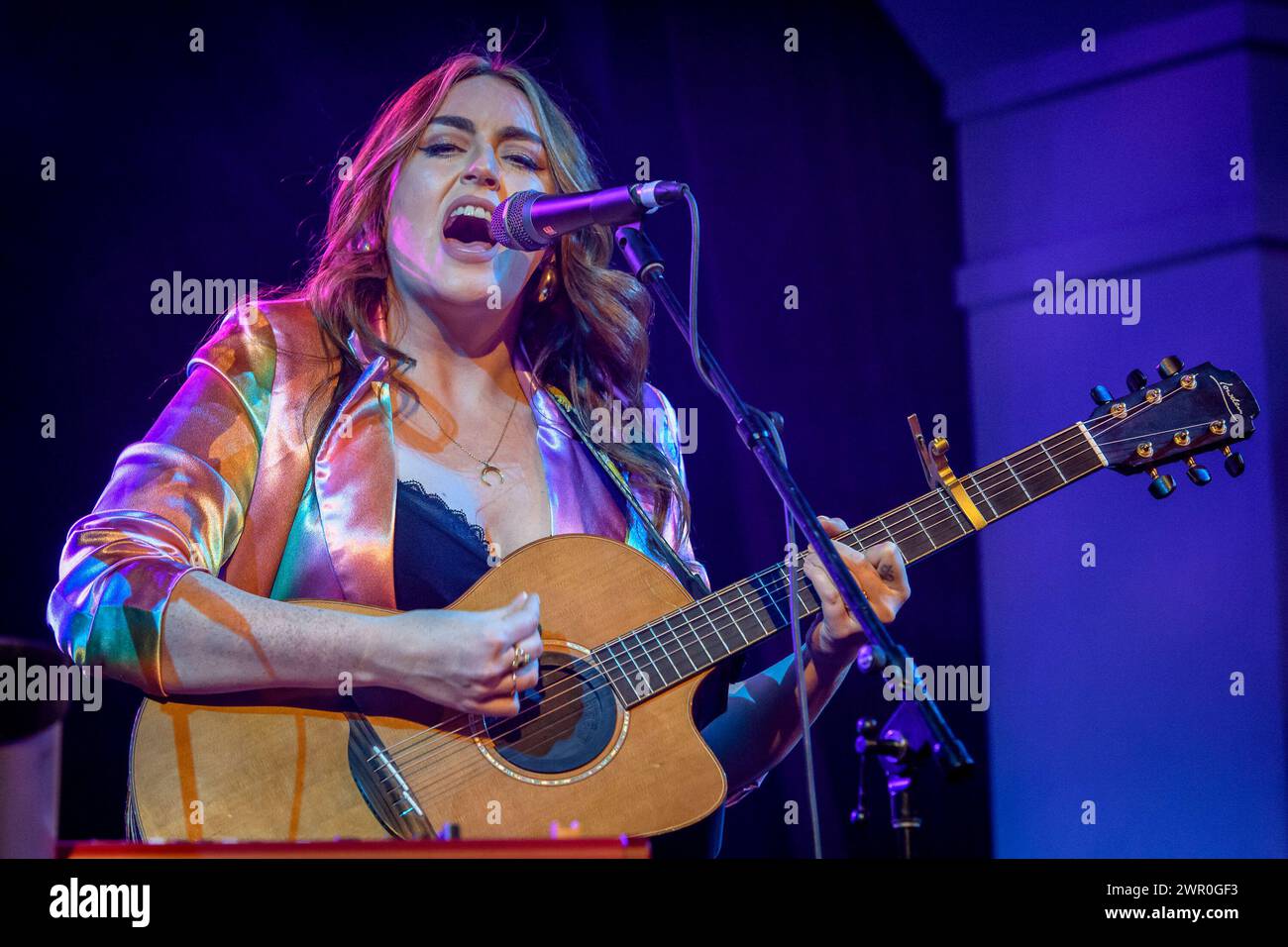 Der irische Sänger und Songwriter Róisín O spielt eine ausverkaufte Show in der Great Hall in Toronto. (Foto: Angel Marchini / SOPA Images/SIPA USA) Stockfoto