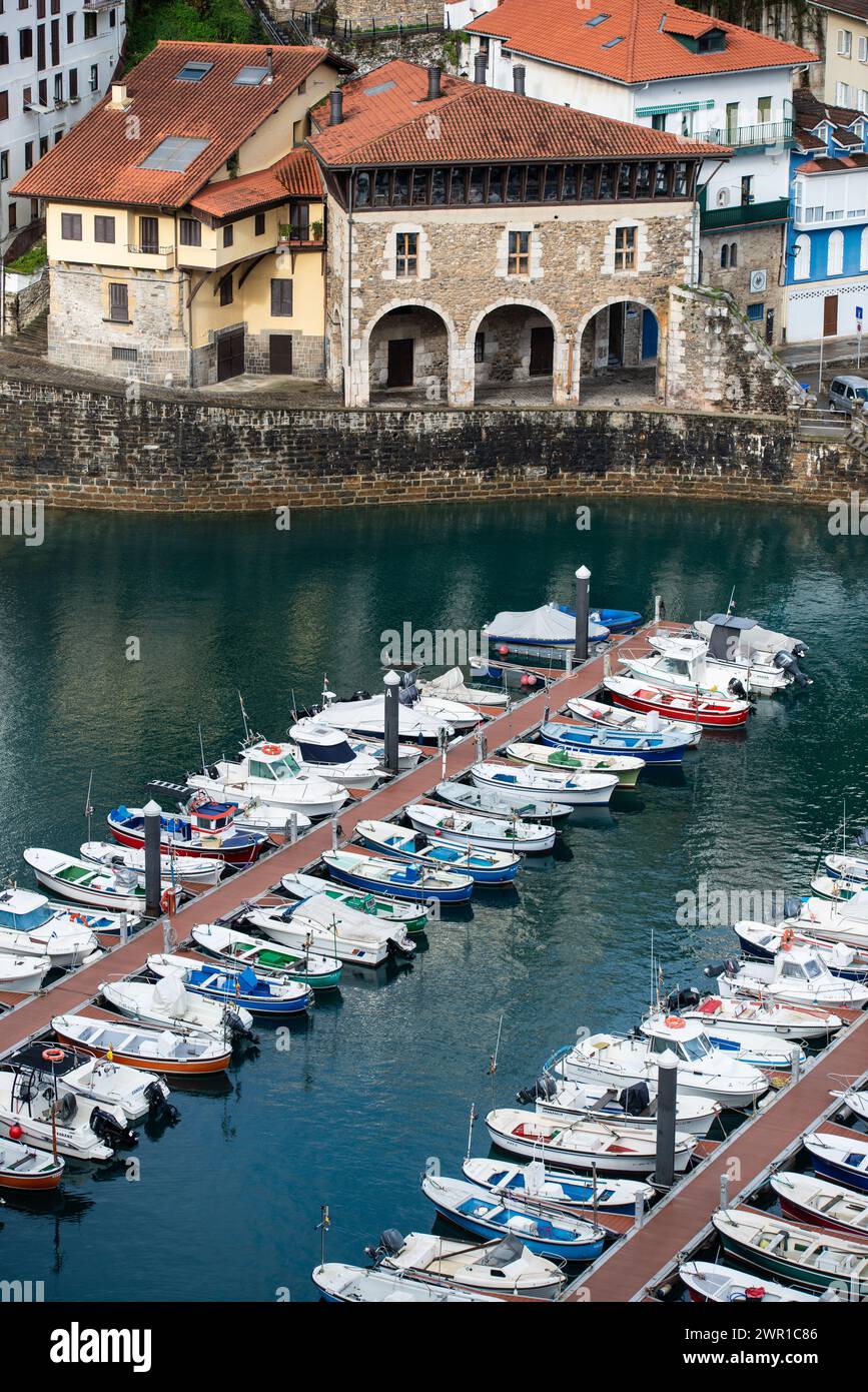 Mutriku, Pais Vasco, Spanien Stockfoto