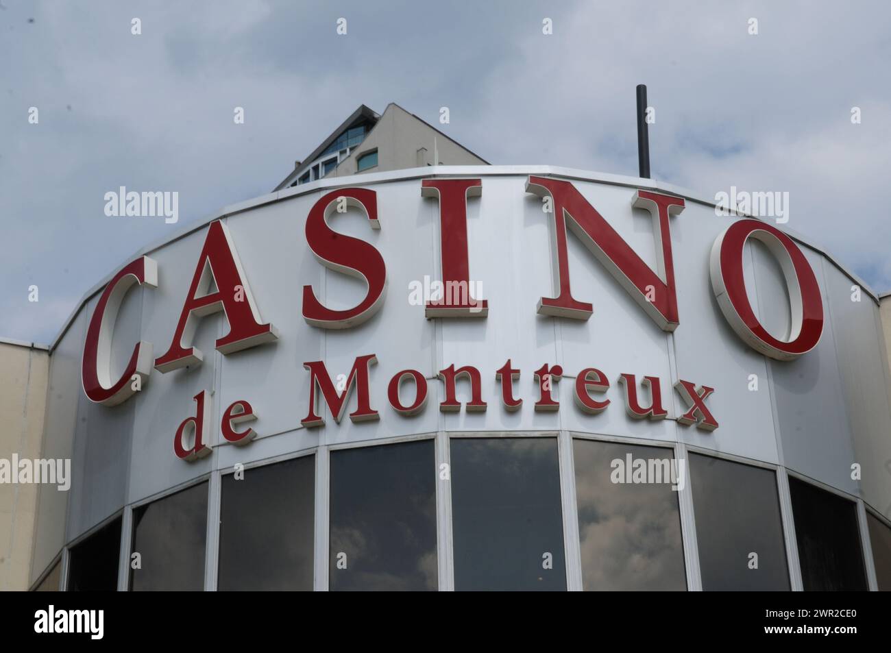 Schweiz: Das Casino in Montreux am Genfer See | das Spielcasino von Montreux am Genfersee im Waadtland Stockfoto